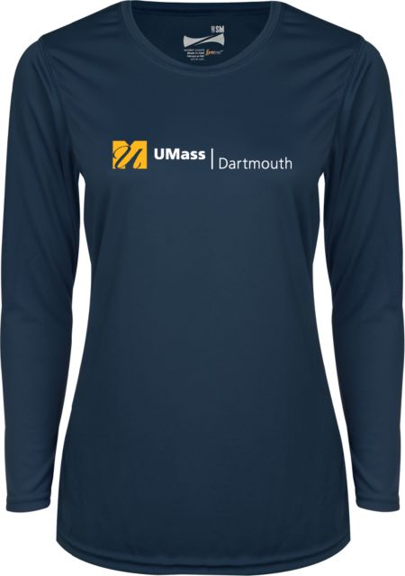 UMass Dartmouth Ladies Syntrel Performance Longsleeve Shirt UMass Dartmouth University Logo - ONLINE ONLY