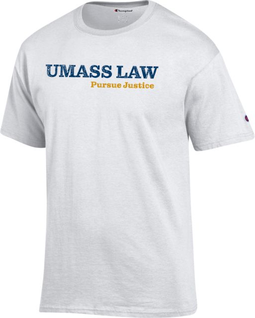 UMass Dartmouth Champion T Shirt UMass Law Pursue Justice - ONLINE ONLY