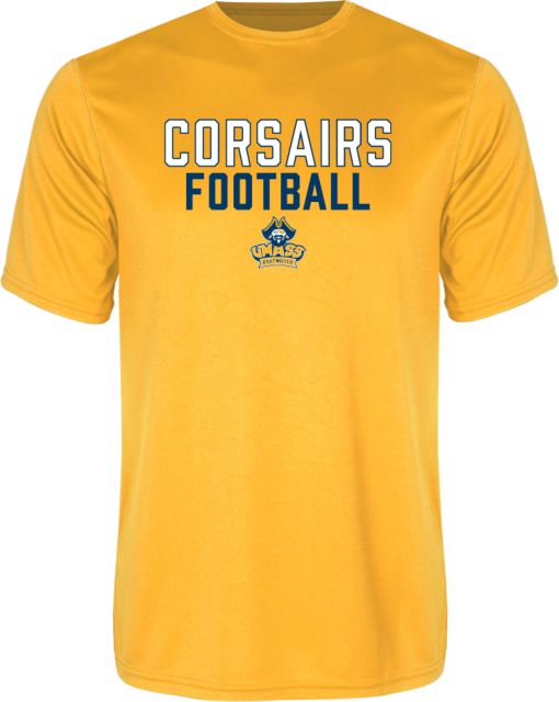 UMass Dartmouth Performance Tee UMass Corsairs Football - ONLINE ONLY