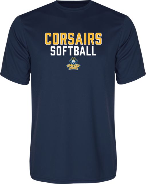 UMass Dartmouth Performance Tee UMass Corsairs Softball - ONLINE ONLY