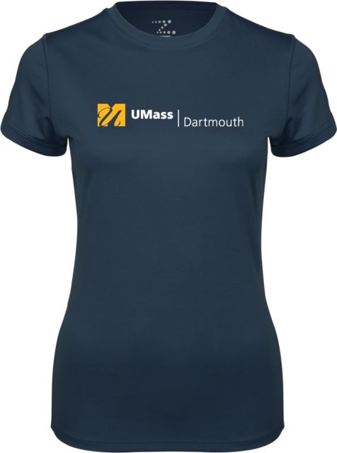 UMass Dartmouth Ladies Syntrel Performance Tee UMass Dartmouth University Logo - ONLINE ONLY