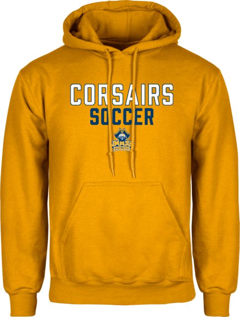 UMass Dartmouth Fleece Hoodie UMass Corsairs Soccer - ONLINE ONLY