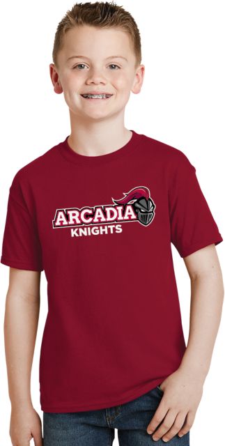 Arcadia Youth Cardinal T Shirt Official Logo - ONLINE ONLY