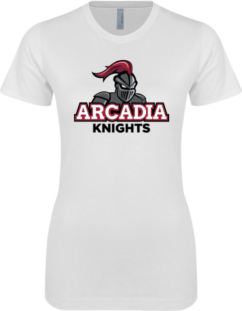 Arcadia Next Level Womens Boyfriend Tee Arcadia Knights Stacked - ONLINE ONLY