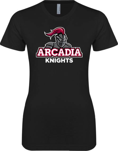 Arcadia Next Level Womens Boyfriend Tee Arcadia Knights Stacked - ONLINE ONLY