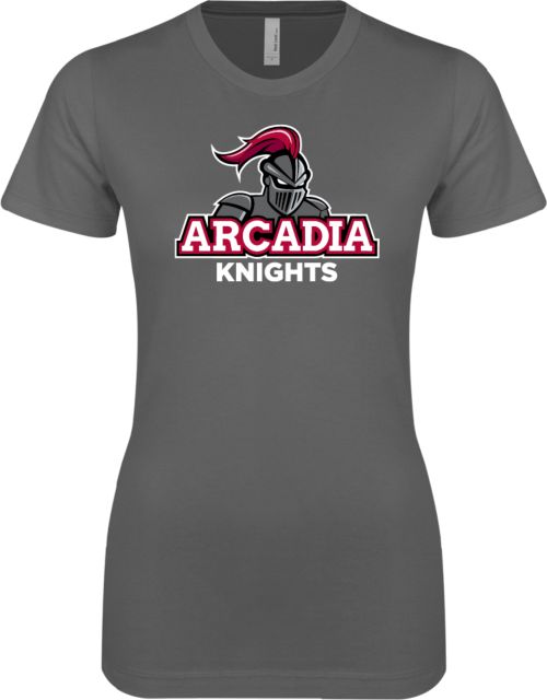 Arcadia Next Level Womens Boyfriend Tee Arcadia Knights Stacked - ONLINE ONLY