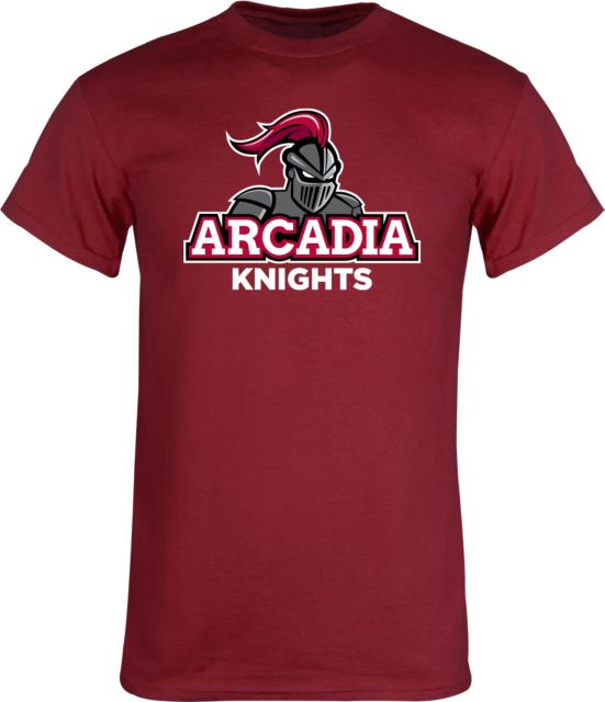 Arcadia Cardinal T Shirt Arcadia Knights Stacked - ONLINE ONLY