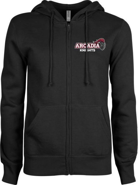 Arcadia ENZA Womens Fleece Full Zip Hoodie Official Logo - ONLINE ONLY