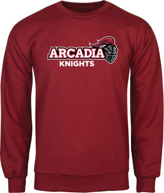 Arcadia Cardinal Fleece Crew Official Logo - ONLINE ONLY