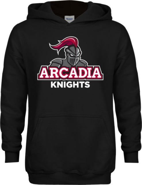 Arcadia Youth Fleece Hoodie Arcadia Knights Stacked - ONLINE ONLY