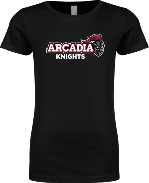 Arcadia Next Level Girls Fashion Fit T Shirt Official Logo - ONLINE ONLY