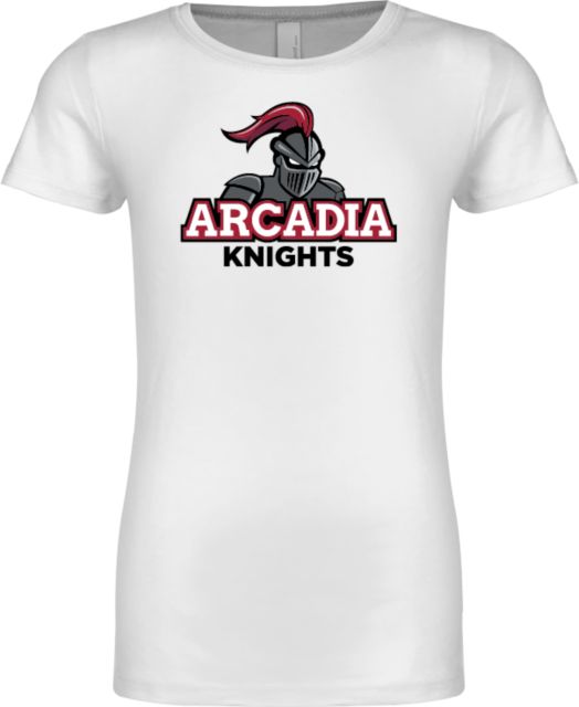 Arcadia Next Level Girls Fashion Fit T Shirt Arcadia Knights Stacked - ONLINE ONLY