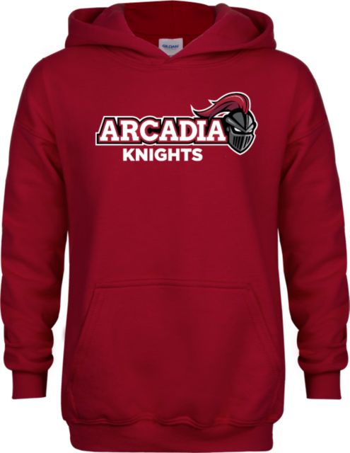 Arcadia Youth Cardinal Fleece Hoodie Official Logo - ONLINE ONLY