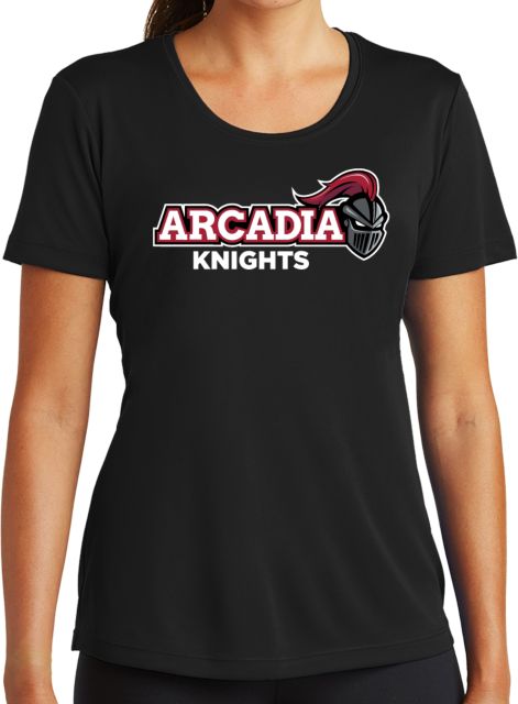 Arcadia Womens Performance Short Sleeve Tee Official Logo - ONLINE ONLY