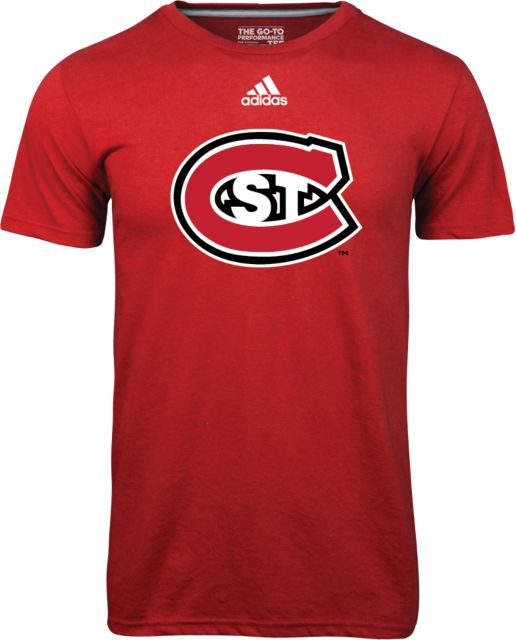 St Cloud Adidas Climalite Ultimate Performance Tee Primary Mark - ONLINE  ONLY: St. Cloud State University