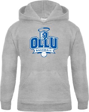 OLLU Youth Fleece Hood Baseball - ONLINE ONLY