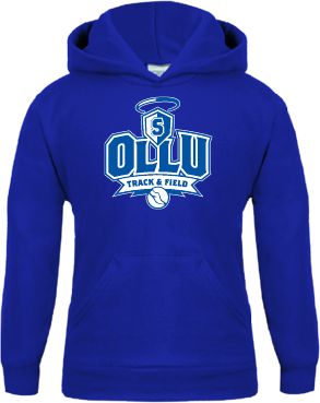 OLLU Youth Fleece Hoodie Track and Field - ONLINE ONLY