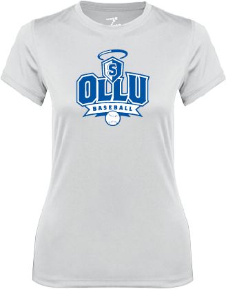 OLLU Ladies Syntrel Performance Tee Baseball - ONLINE ONLY