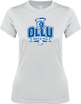 OLLU Ladies Syntrel Performance Tee Track and Field - ONLINE ONLY