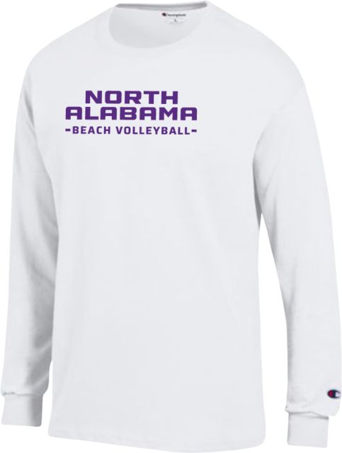North Alabama Champion Long Sleeve T Shirt Beach Volleyball UNA - ONLINE ONLY