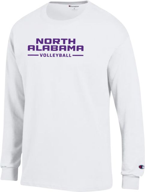 North Alabama Champion Long Sleeve T Shirt Volleyball UNA - ONLINE ONLY