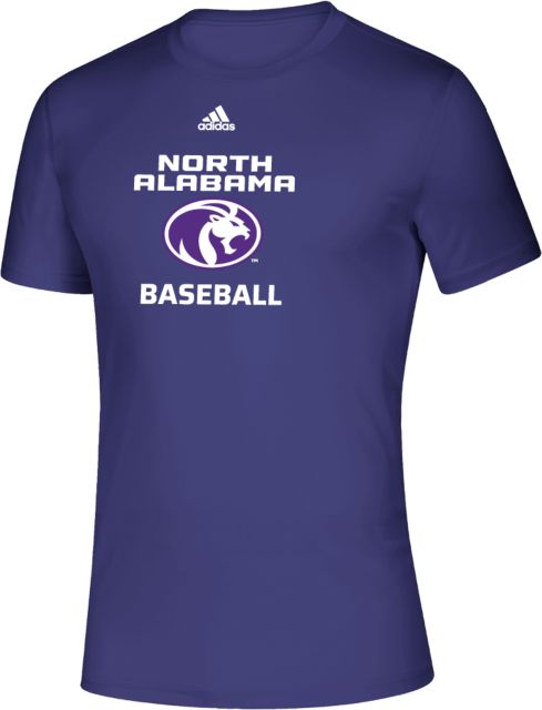 North Alabama Adidas Creator Performance Tee Baseball UNA Adidas - ONLINE ONLY