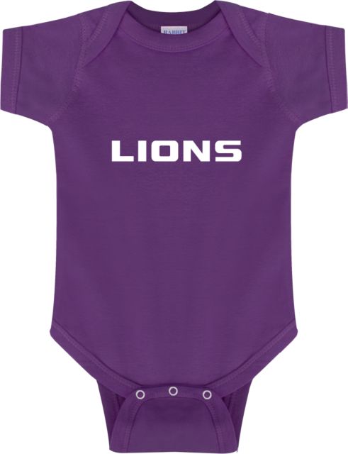 North Alabama Infant Bodysuit Lions Wordmark - ONLINE ONLY