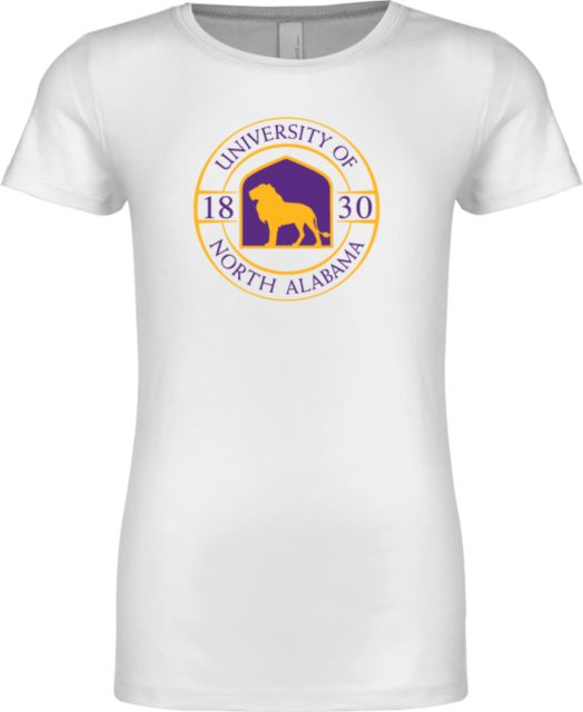 North Alabama Next Level Girls Fashion Fit T Shirt Institutional Seal - ONLINE ONLY