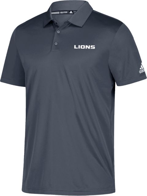 North Alabama Adidas Onix Grind Polo Lions Wordmark - ONLINE ONLY