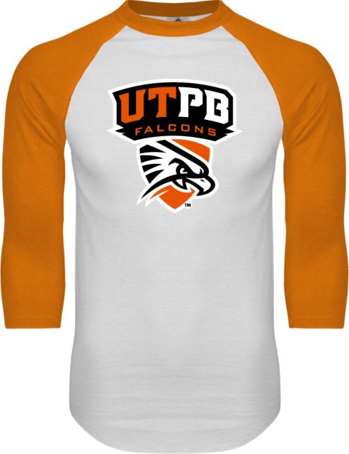 UT Permian Basin Raglan Baseball T Shirt Official Logo - ONLINE ONLY