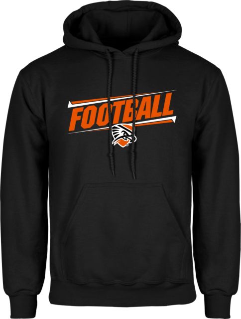 UT Permian Basin Fleece Hoodie Football Slanted w/Falcon Shield - ONLINE ONLY