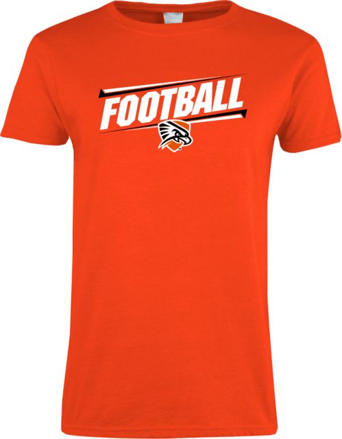 UT Permian Basin Ladies T Shirt Football Slanted w/Falcon Shield - ONLINE ONLY