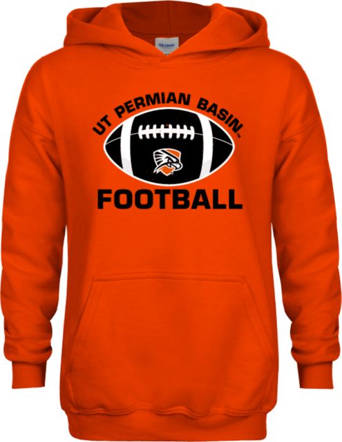 UT Permian Basin Youth Fleece Hoodie UT Permian Basin Arched w/ Full Ball - ONLINE ONLY
