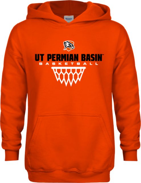UT Permian Basin Youth Fleece Hoodie UT Permian Basin Basketball w/Net Icon - ONLINE ONLY