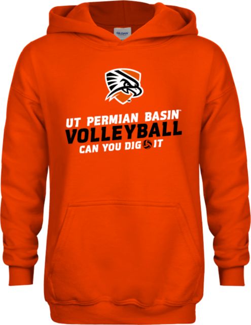 UT Permian Basin Youth Fleece Hoodie Volleyball Can You Dig It - ONLINE ONLY