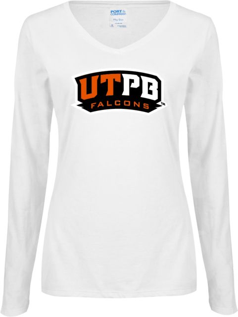 UT Permian Basin Ladies Long Sleeve V Neck Tee UTPB Falcons - ONLINE ONLY