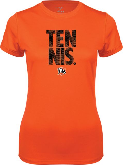 UT Permian Basin Ladies Syntrel Performance Tee Tennis Stacked - ONLINE ONLY