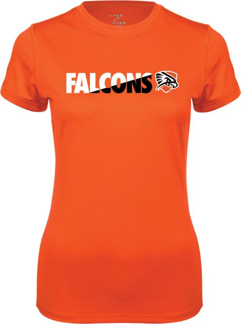 UT Permian Basin Ladies Syntrel Performance Tee Falcons Split Two-Tone - ONLINE ONLY