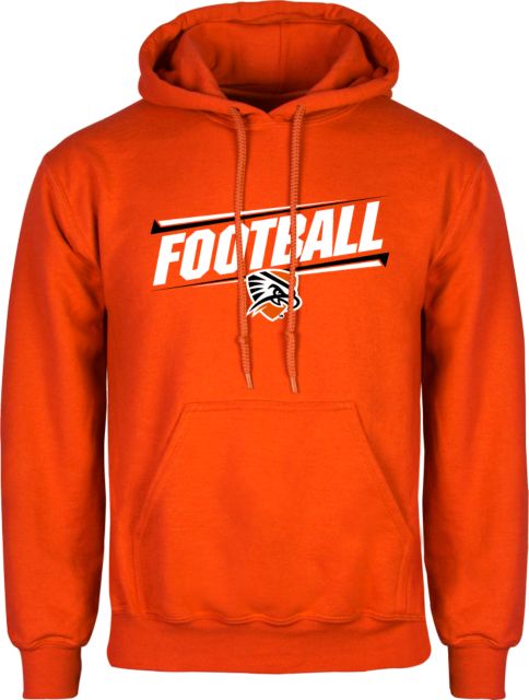 UT Permian Basin Fleece Hoodie Football Slanted w/Falcon Shield - ONLINE ONLY