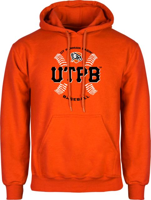 UT Permian Basin Fleece Hoodie UTPB Baseball w/ Seams - ONLINE ONLY