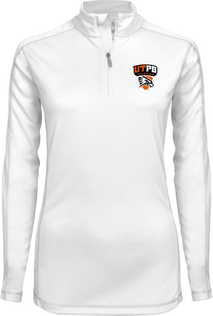 UT Permian Basin Ladies Syntrel Interlock 1/4 Zip Official Logo - ONLINE ONLY