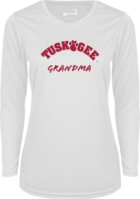 Tuskegee Ladies Syntrel Performance Longsleeve Shirt Grandma - ONLINE ONLY