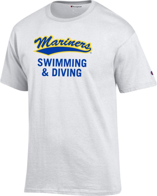Maine Maritime Champion T Shirt Swimming and Diving Mariners
