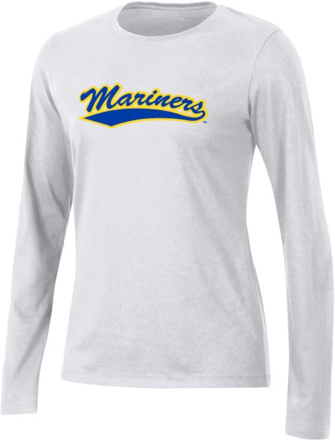 Maine Maritime Gear Womens Long Sleeve Tee Mariners Athletic Mark- ONLINE ONLY