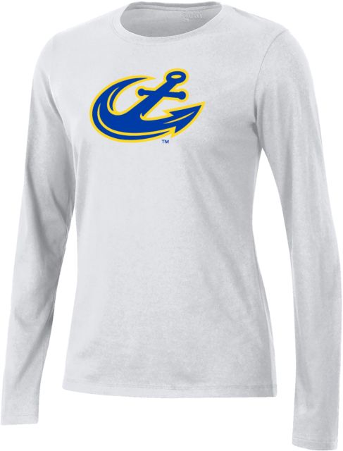 Maine Maritime Gear Womens Long Sleeve Tee Anchor Athletic Mark- ONLINE ONLY