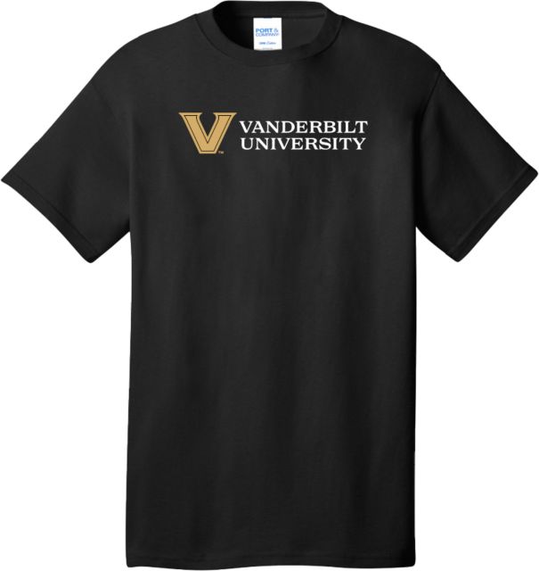 Vanderbilt Extended T Shirt Vanderbilt University - Flat Mark - ONLINE ONLY