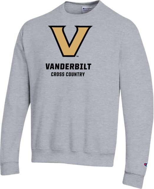 Vanderbilt Champion Fleece Crew Vanderbilt Cross Country Lockup - ONLINE ONLY