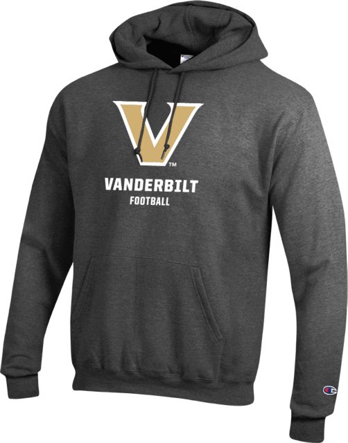 Vanderbilt Champion Fleece Hoodie Vanderbilt Football Lockup - ONLINE ONLY