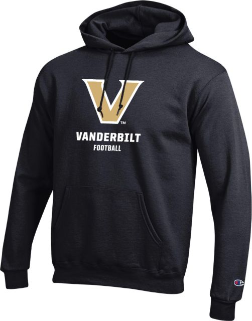 Vanderbilt Champion Fleece Hoodie Vanderbilt Football Lockup - ONLINE ONLY