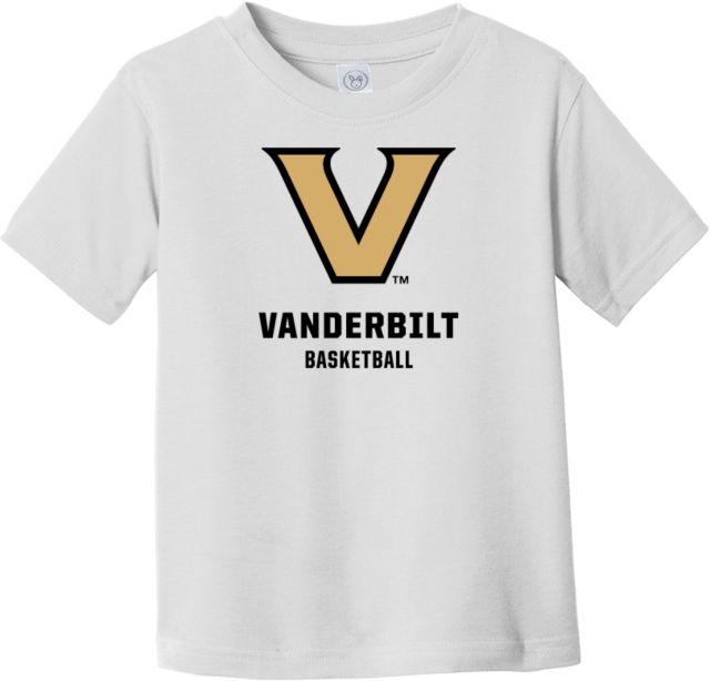 Vanderbilt Toddler T Shirt Vanderbilt Basketball Lockup - ONLINE ONLY